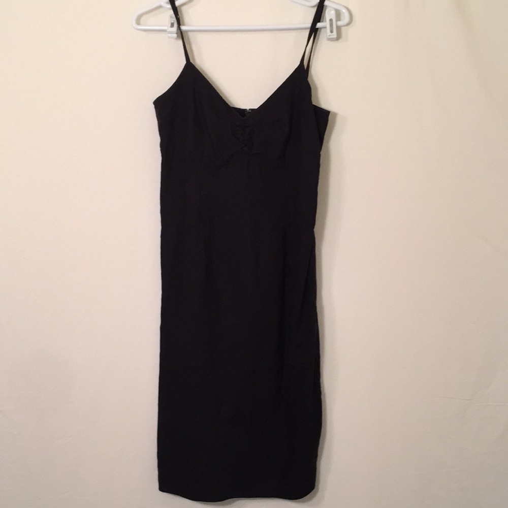 Black Old Navy Linen Dress (Size 4)